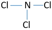 NCl3 basic skech structure